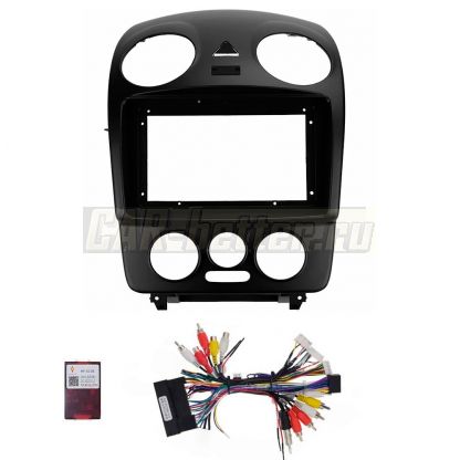 Рамка переходная и проводка Volkswagen Beetle 2000-2012 для Ownice, Teyes, Mekede (OL-9974)