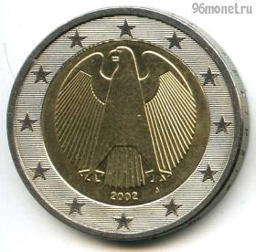 Германия 2 евро 2002 J