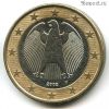 Германия 1 евро 2002 D
