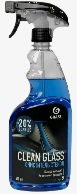 GRASS Средство для очистки стекол и зеркал "Clean glass", 0.6л