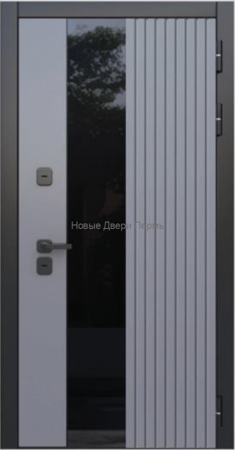 Входная дверь Luxor TERMO 5 — тёплая дверь 13 см со стеклом