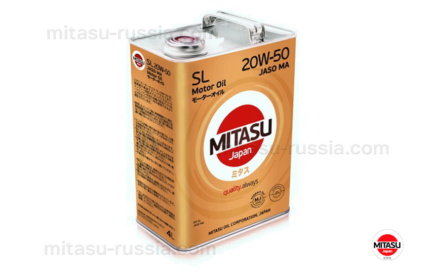 MITASU MOTOR OIL SL 20W-50, 4л