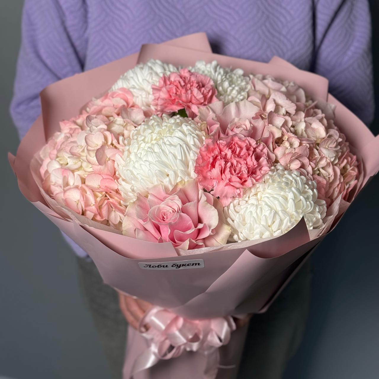 Розовый букетик 