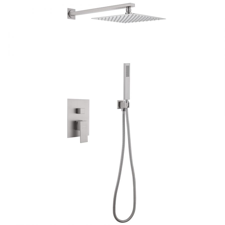 Душевая система ABBER Daheim AF8219SP скрытого монтажа без излива, сатин