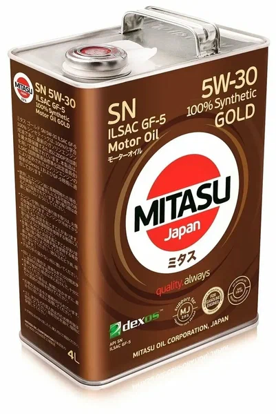 MITASU GOLD Plus SP 5W-30, 4л