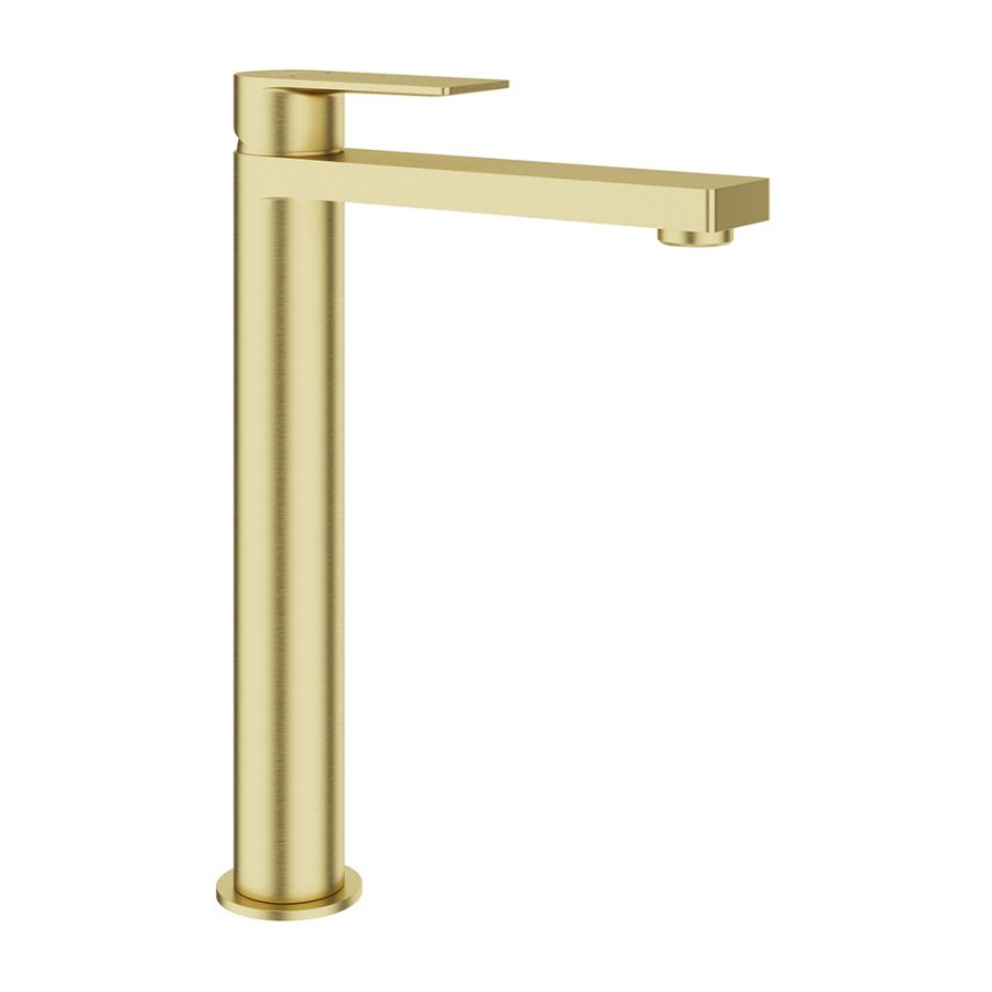 Aqueduto GEOMETRICO Смеситель для раковины L, шлифованное золото