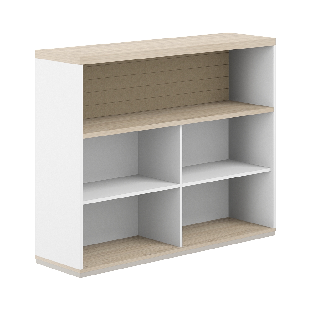 Стеллаж-комбо 1-стор. 1438 с топом, с экраном тканевым высоким