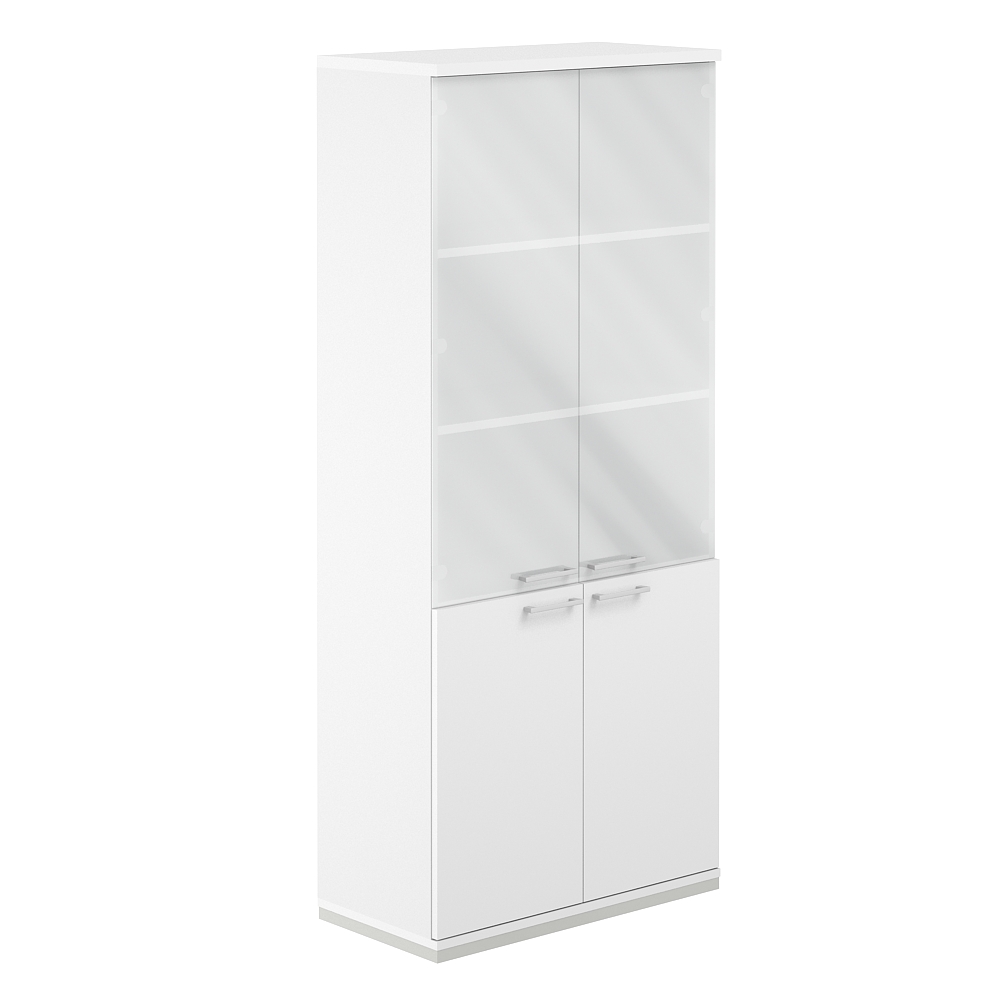 Шкаф 5 уровней 800х400х1833 со стеклом