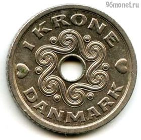 Дания 1 крона 1992 LG-JP-A