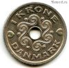 Дания 1 крона 1992 LG-JP-A