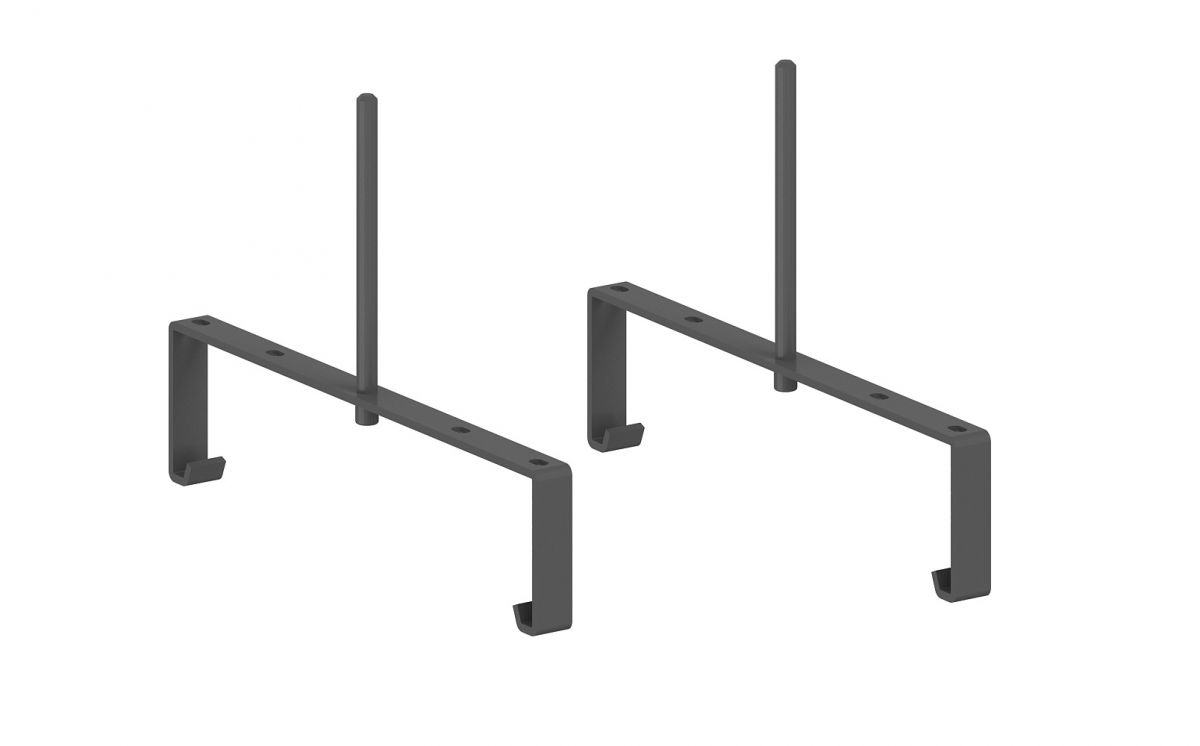 Держатель кабель-канала широкого и экранов (к-т из 2х штук)