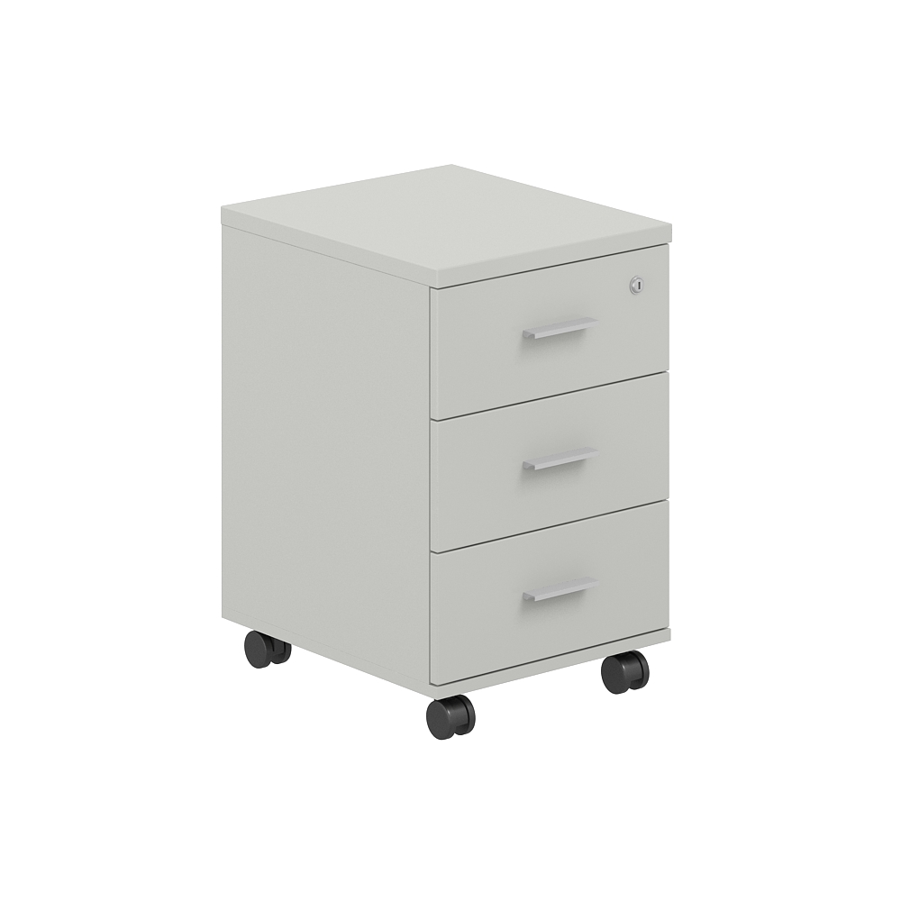 Тумба мобильная с 3 ящ. 404х460х619 (метаб), с замком