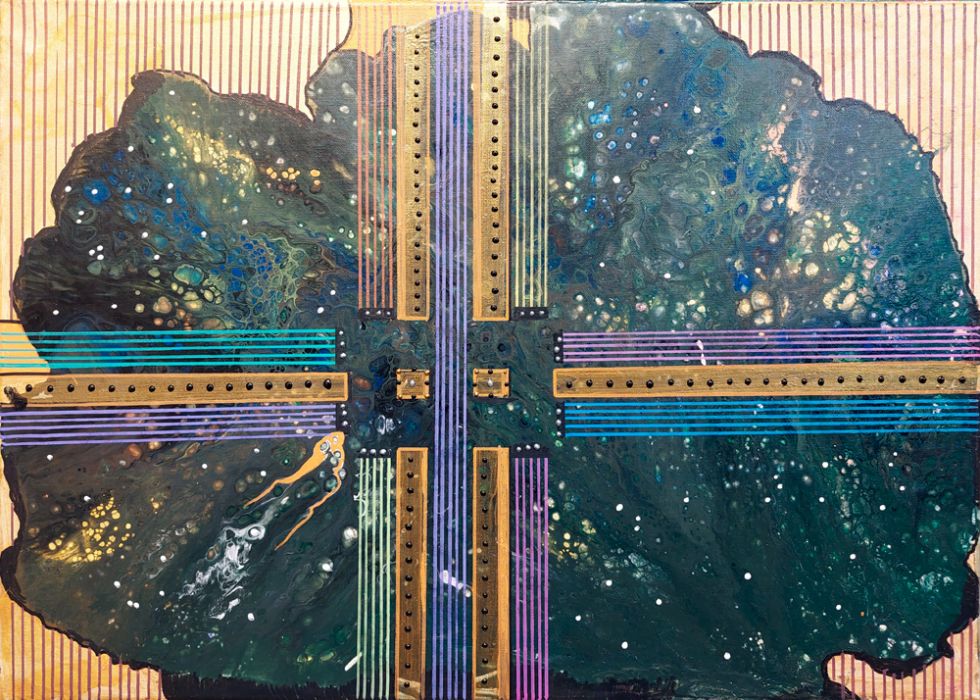 картина "Сакральная геометрия. Космос"