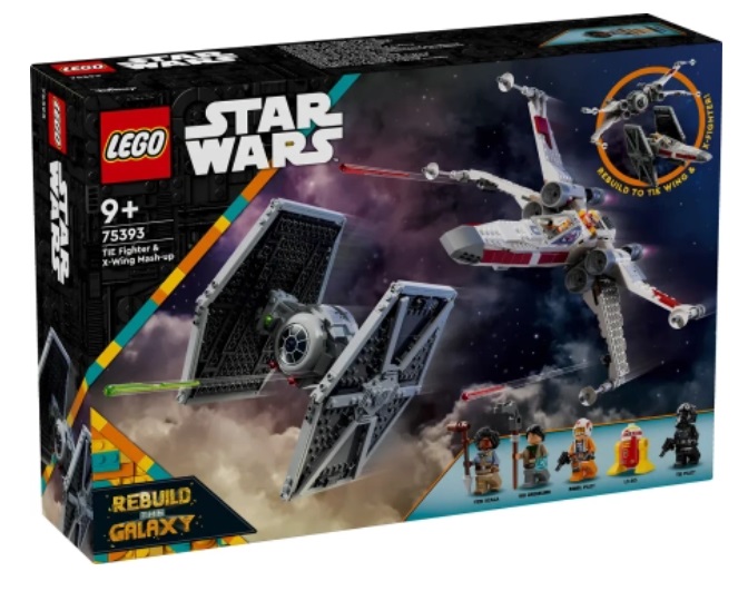 Lego 75393 Звездные войны X-wing и TIE истребитель