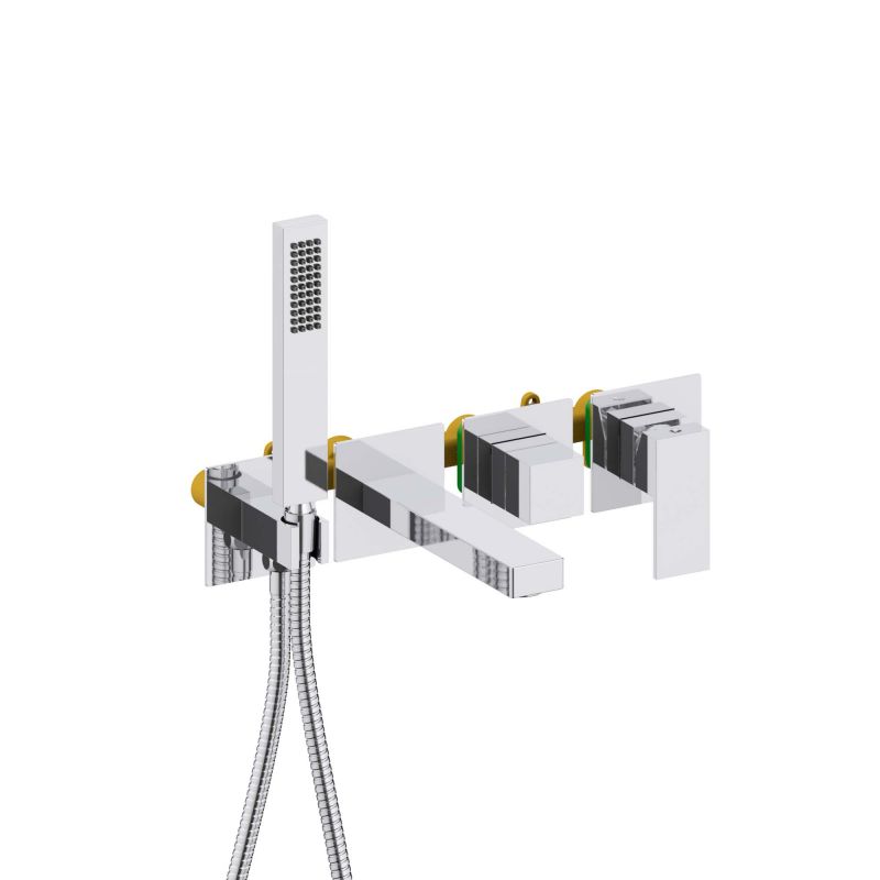 Смеситель для ванны с душем Aquatek Либра, хром AQ1644CR