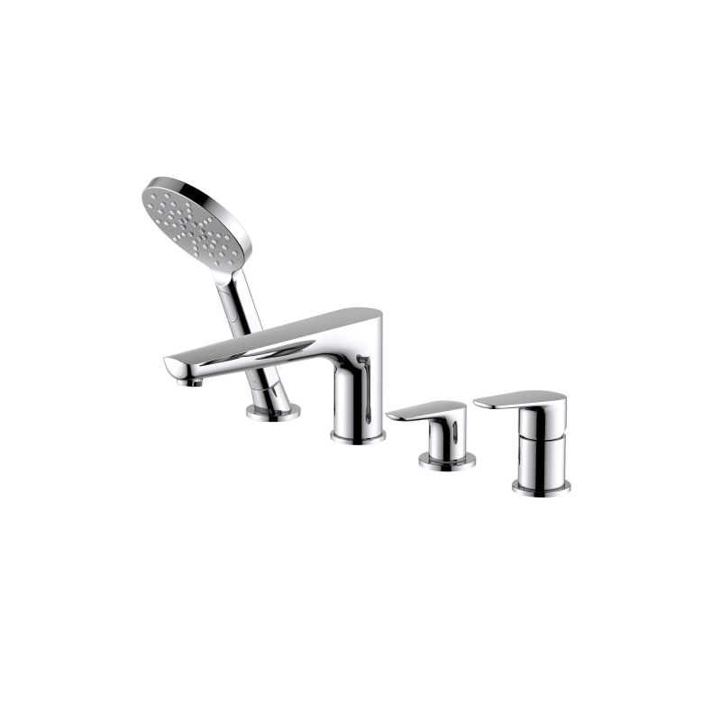 Душевой комплект на борт ванны Aquatek БЕТТА, хром AQ1148CR