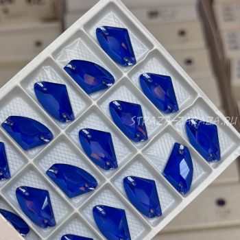 DeLuxe Пришивные Стразы Blue_LAQ Галактик 12*19 мм