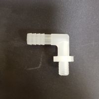 Штуцер угловой 10мм НР - 10мм ёлочка (1 штука)