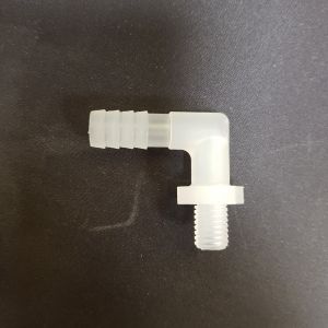 Штуцер угловой 10мм НР - 10мм ёлочка (1 штука)