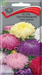 Астра пионовидная Смесь окрасок, 0,3 г (Поиск)