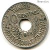Тунис 10 сантимов 1918
