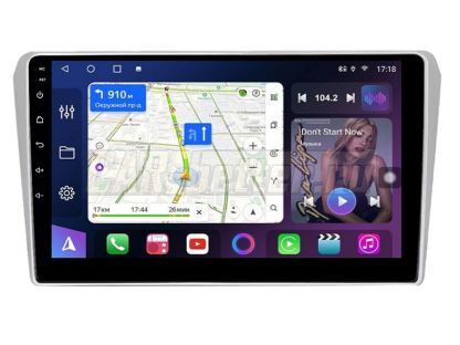 Магнитола Toyota Avensis T250 2 2003-2009, рамка серебро, Farcar (TM3049MS)