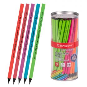 Карандаш чернографитный BRAUBERG «ULTRA COLOR», 1 шт., HB, пластиковый, 181707