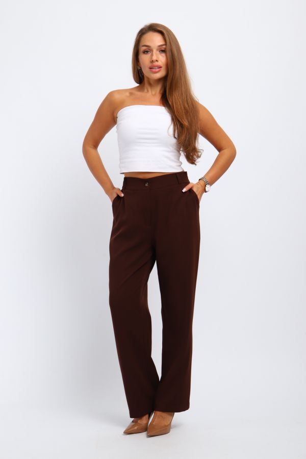 Женские брюки 31986 [коричневый]