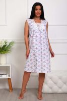 29530 Сорочка женская [синие цветы]