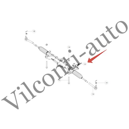 РУЛЕВАЯ РЕЙКА TANK 500 3401108XGW04A 100% ОРИГИНАЛ