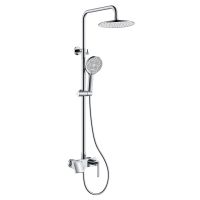 душевая стойка с изливом Black&White GL-9103-C