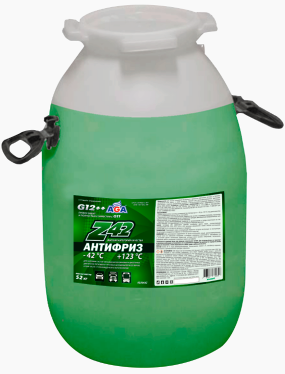 AGA-Z42, зеленый, –42 °С, G12++, 52кг