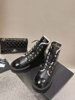 Ботинки Chanel с мехом Premium