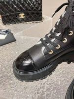 Ботинки Chanel с мехом Premium