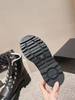 Ботинки Chanel с мехом Premium