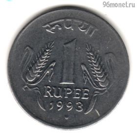 Индия 1 рупия 1993
