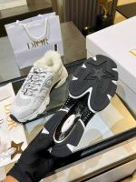 Кроссовки DIOR с мехом Premium