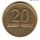 Литва 20 центов 1997