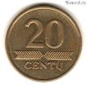 Литва 20 центов 1997