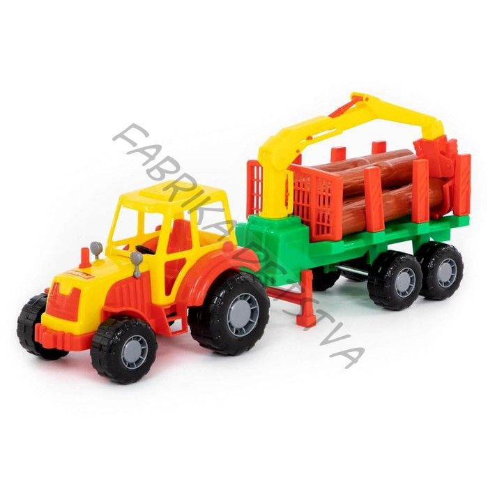 Трактор с полуприцепом-лесовозом «Мастер»