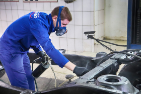 Антикоррозийная Обработка Креплений Радиатора и Рамы Телевизора на Автомобиле Варшавское шоссе 170Бс7