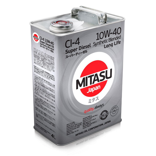 MITASU SUPER LL DIESEL CI-4 10W-30, 4л