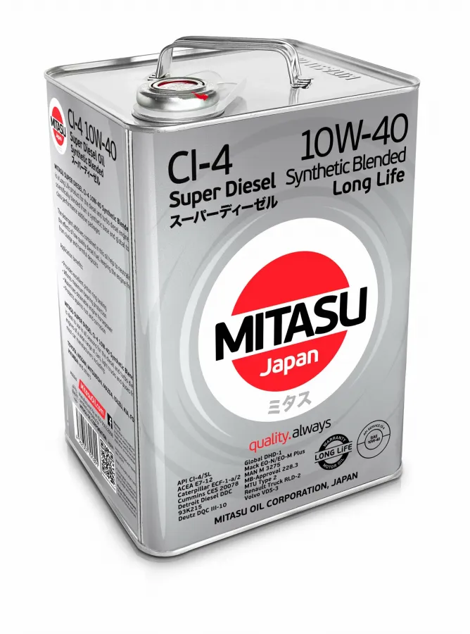 MITASU SUPER LL DIESEL CI-4 10W-30, 6л