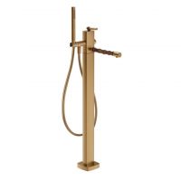 Смеситель для ванны Gessi Jacqueline 77028 напольный однорычажный с ручным душем схема 9
