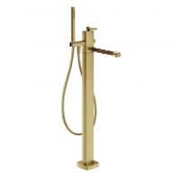 Смеситель для ванны Gessi Jacqueline 77028 напольный однорычажный с ручным душем схема 10