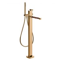 Смеситель для ванны Gessi Jacqueline 77028 напольный однорычажный с ручным душем схема 11