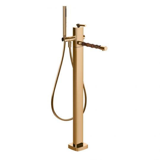 Смеситель для ванны Gessi Jacqueline 77028 напольный однорычажный с ручным душем схема 11