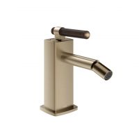 Смеситель для биде Gessi Jacqueline 77207 с донным клапаном и вентилем под дерево схема 2