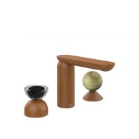 Смеситель для раковины Gessi Perle 74758 без донного клапана с вентилем-полусферой из муранского стекла Balloton и вентилем-сферой из камня Onyx Green схема 11 Смеситель для раковины Gessi Perle 74758 без донного клапана с вентилем-полусферой из муранского стекла Balloton и вентилем-сферой из камня Onyx Green схема 11