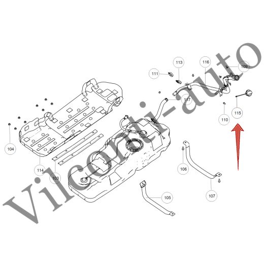 КРЫШКА ГОРЛОВИНЫ ТОПЛИВНОГО БАКА TANK 300 1101130XKZ9BA 100% ОРИГИНАЛ